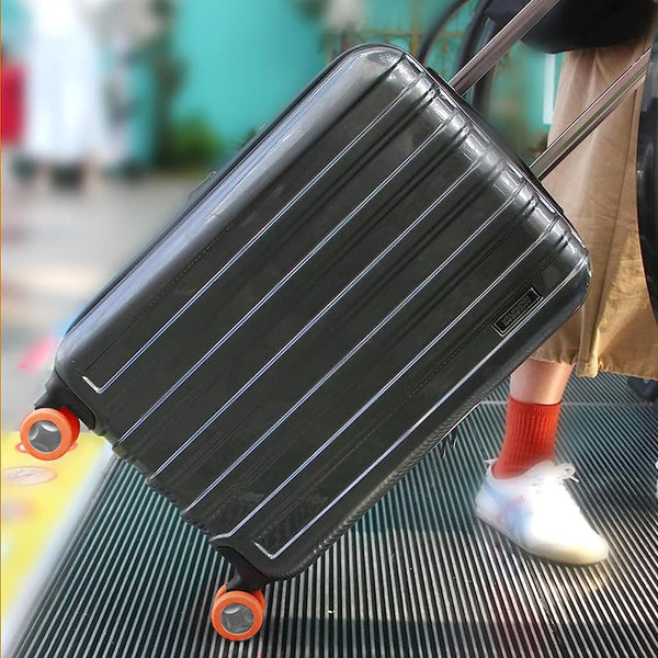 Luggage Wheel Covers Luggage Wheel Covers For Suitcase Reduce Noise For Travel Luggage Suitcase Silicone Suitcase Wheels Cover For Protect Suitcase Wheels (8 Pcs  4 Pc Set)