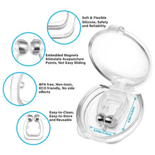 Anti Snore Device For Men And Woman Silicone Magnetic Nose Clip For Heavy Snoring Sleeper Snore Stopper Anti Snoring Device (4 Pc)