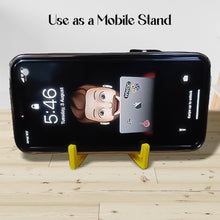 2 In 1 Plastic Keychain With Mobile Stand  Phone Holder (3 Pc  Multicolor)