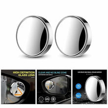 Adjustable Blind Spot Mirror For Car Side Rearview (2 Pc)