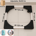 Adjustable Heavy-duty Fridge And Washing Machine Stand Base Trolley 50x50 Cm