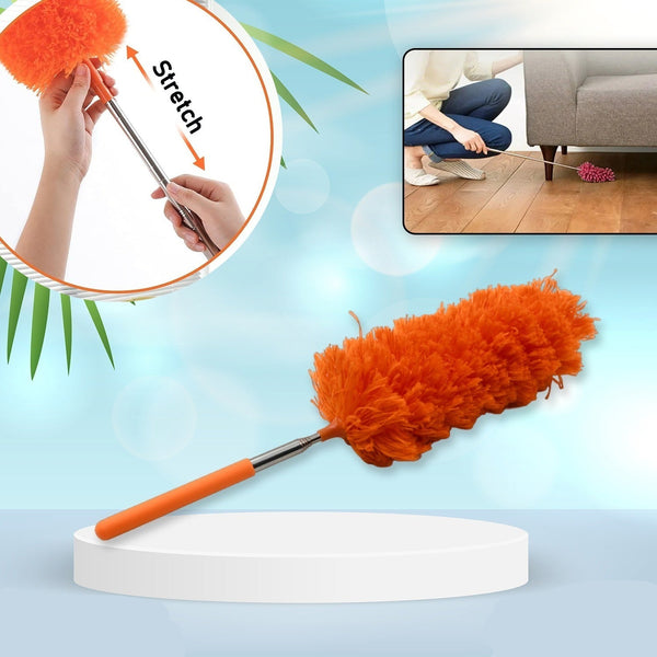 Adjustable Long Handle Microfiber Duster For Cleaning Microfiber Hand Duster Washable Microfiber Cleaning Tool Extendable Dusters For Cleaning Office Car Computer Air Condition Washable Duster