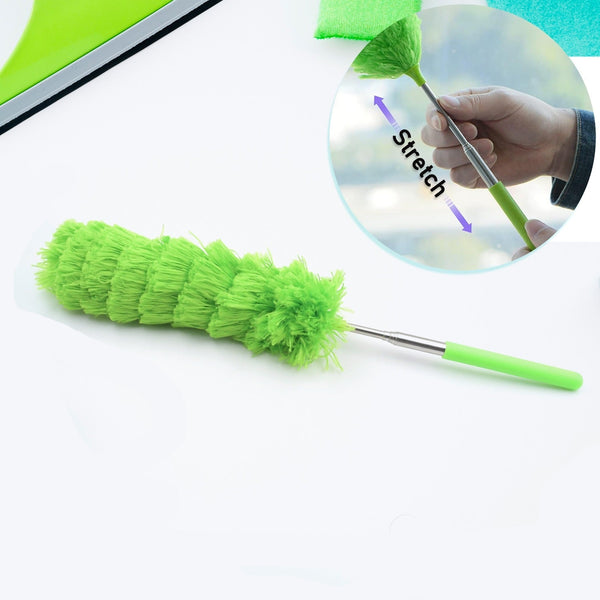 Adjustable Long Handle Microfiber Duster For Cleaning Microfiber Hand Duster Washable Microfiber Cleaning Tool Extendable Dusters For Cleaning Office Car Computer Air Condition Washable Duster