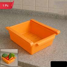 Adjustable Sliding Refrigerator Storage Basket (1 Pc)