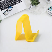Multifunctional Plastic Mobile Phone Stand  Pen Holder (5 Pc, Mix Color)