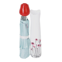 Rose Umbrella Lightweight Waterproof Uv Protection Mini Folding Creative Rose Flower Case