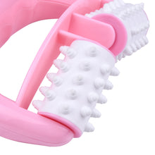 Manual Round Handle Plastic 2 Rollers Massage Roller Cellulite Roller For Legs Arms Back Muscle Pain Relief And Muscle Relaxation