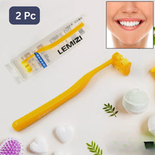 Six-sided Soft Toothbrush Anti-bacterial 6 Sided Care (2 Pc)