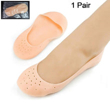 Anti-crack Full Length Silicone Foot Protector Moisturizing Socks (1 Pair  Mix Size)
