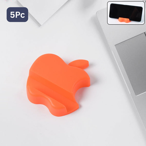 Apple-shaped Plastic Mobile Phone Holder (5 Pc  Mix Color)