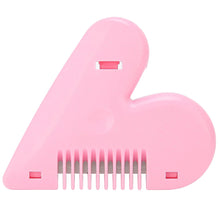 Heart Shape Plastic Hair Cutting Scissors For Baby Girls Lightweight Portable Hair Thinning Doubleedge Stainless Steel Convenient For Hair Cutting For Hair Thinning (1 Pc )
