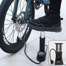 Portable Mini Bike Cycle Pump Foot Activated With Gauge Floor Bicycle Pump Cycle Pump