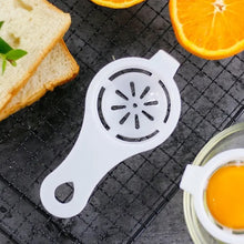 Plastic Egg Yolk Separator Egg White Yolk Filter Separator (2 Pc  With Card Packing)
