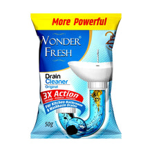 All Pipe Safe Drain Cleaner Powder Clear Clogged Sinks Pipes 50 Gram Pack