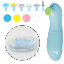 Baby Nail Trimmer Clippers  6 Grinding Head (Multi Color 1 Pc Battery Not Included)