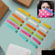 Food Snack Pouch Bag Clip Sealer For Keeping Food Fresh For Home Kitchen  Plastic Camping Snack Air Tight Seal Bag Clips Packet Vacuum Sealers Clip (18 Pc Set)