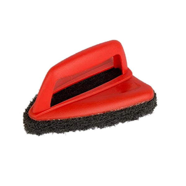 Bathroom Brush With Abrasive Scrubber For Superior Tile Cleaning