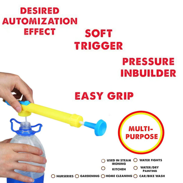 Bottle Sprayer For Plants Garden Pesticide Car Wash With Adjustable Brass Nozzle Sprayer (Handheld Pump)