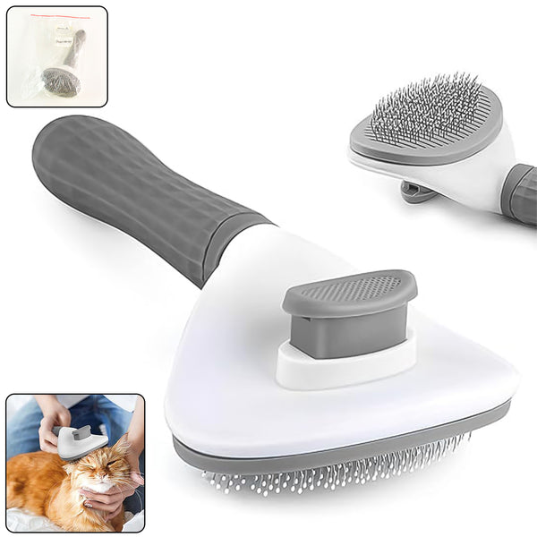 Self-cleaning Slicker Brush For Dogs Cats (1 Pc)