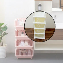 5 Layer Stackable Multifunctional Storage for Clothes Foldable Drawer Shelf Basket Utility Cart Rack Storage Organizer Cart For Kitchen Pantry Closet Bedroom Bathroom Laundry (5 Layer 1 Pc)