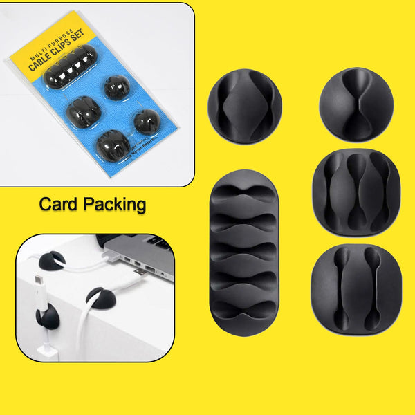 Cable Clips Multi Purpose Cable Organizer Wire Holder For Desk And Table Use