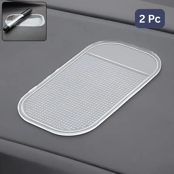 Medium Transparent Anti-slip Car Dashboard Mat (2 Pc)