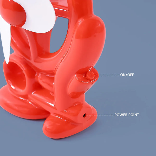 Cart Shape Mini Fan Usb Powered Portable Usb Mini Cooling Fan (Battery Not Include)