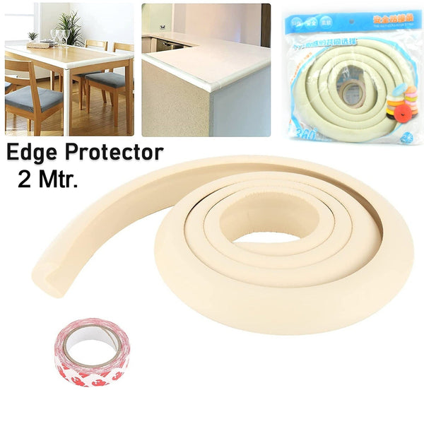 Corner Proofing Edge Protector Safe Corner Cushion For Table Baby Safety Bumper Guard furniture Bed Soft Rubber Corner Protectors For Kids (2 Mtr)