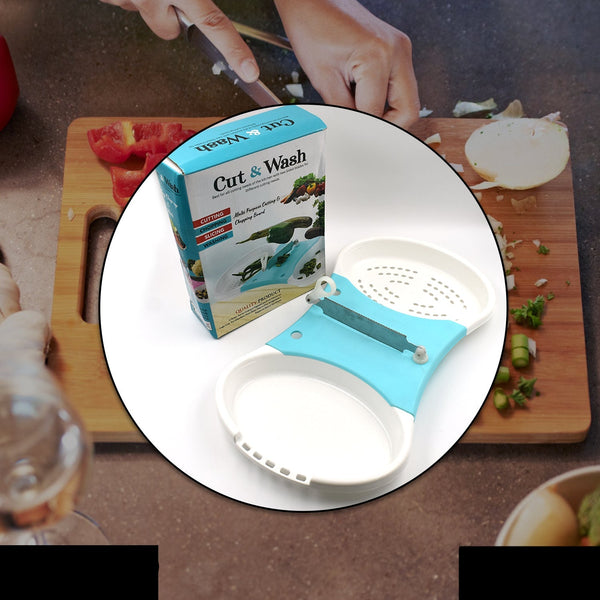 Adjustable Cut N Wash Used In All Kinds Of Household And Kitchen Purposes For Cutting And Washing Simultaneously Of Vegetables And Fruits Etc.