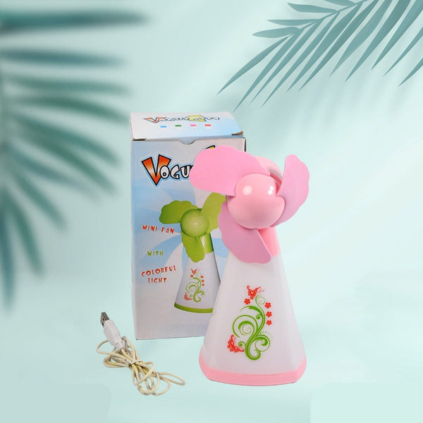 Cute Bright Color Desktop Office Usb Mini Fan Battery Usb Fans Usb Mini Fans (Battery Not Include)