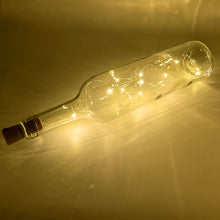 Wine Bottle Cork String Light Multi Led 2m Cable Length Copper Wire Battery Operated Warm White  1 Pc)