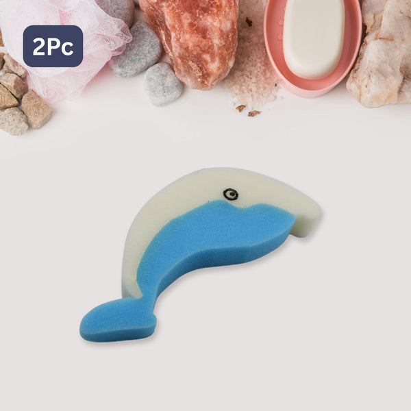 Dolphin Sponge Wipe Reusable Superior Quality Kitchen Cleaning Sponge-trusted Performance Easy To Use Low Maintenance Multi-surface Safe (2 Pc)