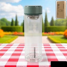 Double Wall Glass Infuser Tea Mug (280ml Approx  1 Pc)