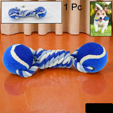 Durable Cotton Rope Dog Toy Two-way Ball Design (1 Pc)