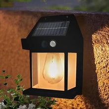 Solar Wall Lights  Lamp Outdoor Wireless Dusk To Dawn Porch Lights Fixture Solar Wall Lantern With 3 Modes Motion Sensor Waterproof Exterior Lighting With Clear Panel (1 Pc )