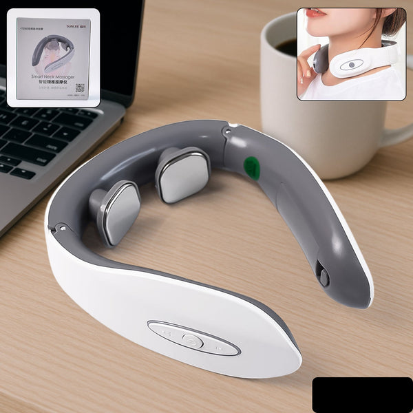 Electric Neck Massager For Deep Tissue Pain Relief Cervical Vertebra Massager