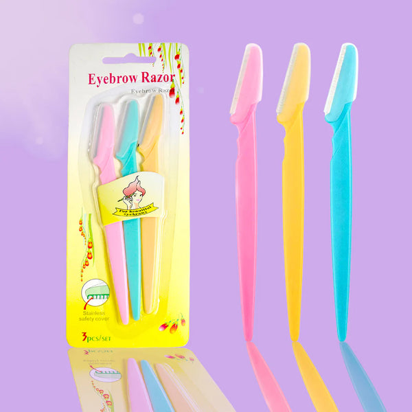 Eyebrow Painless Facial Hair Remover Razor For Face Women And Men (3 Pack)