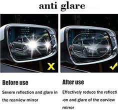 Anti Fog Anti Scratch Interior Rearview Car Mirror Film Waterproof Hd Clear Protective Sticker Film For Safe Driving Car Mirrors Side Windows (2Pc)
