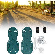 Lawn Aerator Sandals Garden Grass Aerator Spiked Sandals Green Studded Shoes For Yard Patio Garden Excavation
