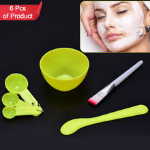 Facial Mask Bowl Set For Girls Use ( 6 Pcs Set )