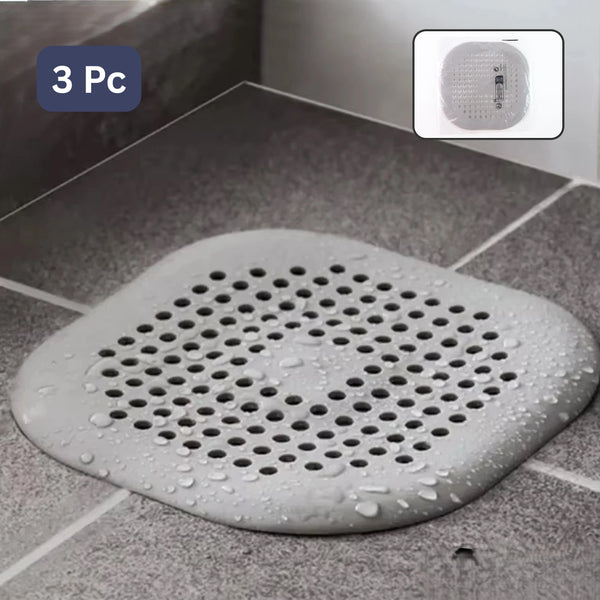 Flexible Silicone Drain Cover Strainer (3 Pc)