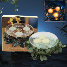 Floating Candle Light Candle Holder Set Romantic Atmosphere Creates Water Container Coffee Table Decoration Send Candles Table Decorations Romantic Atmosphere (1 Pc)