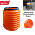 Foldable Storage Bucket, Water Container, Dustbin Multiuse Bucket For Home Car Kitchen Use Bucket