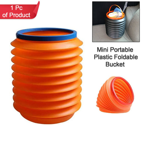 Foldable Storage Bucket, Water Container, Dustbin Multiuse Bucket For Home Car Kitchen Use Bucket