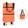 Folding Cart Bags Trolley Shopping Bag For Travel Luggage