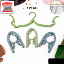 Travel Hangers Portable Folding Clothes Hangers (4 Pc  Big)
