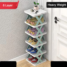 6 Layer Shoe Rack Design Lightweight Adjustable Plastic Foldable Shoe Cabinet Storage Portable Folding Space Saving Shoe Organizer Home And Office