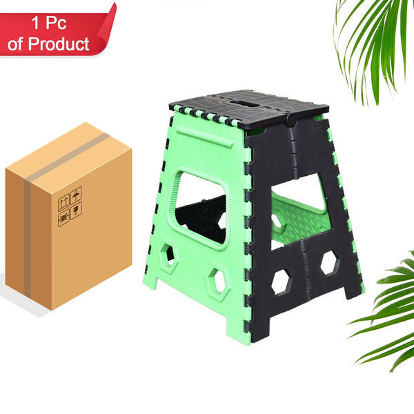 18 Inch Folding Stool For Adults And Kids Also For Kitchen Stepping With (Brown Box)