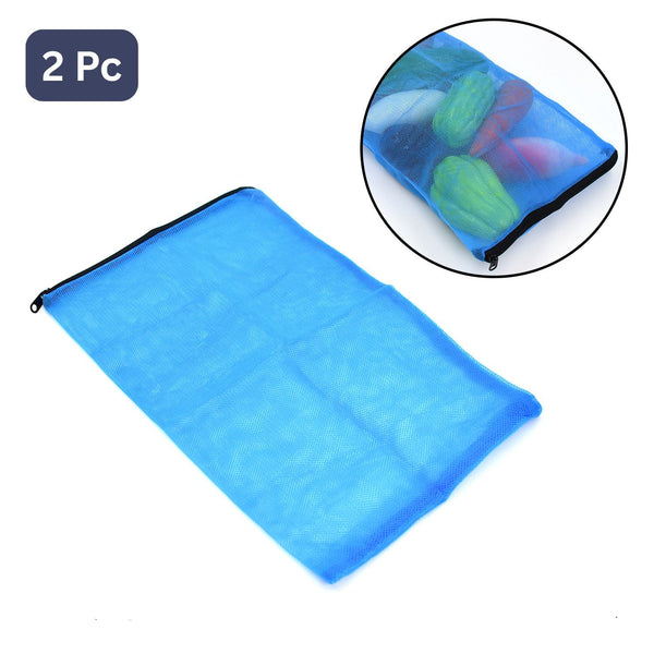 Food Covers Fridge Storage Bag For Vegetables And Fruits With Zipper (2 Pc)