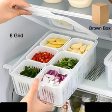Fridge Storage Boxes Freezer Storage Containers Container For Kitchen Storage Set Storage In Kitchen Vegetable Storage Draining Crisper Refrigerator Food Box (1 Pc)